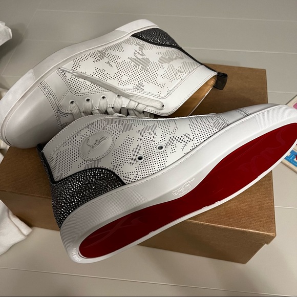 Christian Louboutin | Louis Sp Strass high-top sneakers - Picture 4 of 14